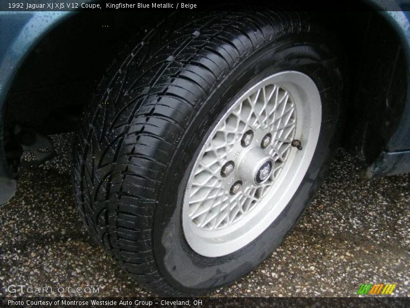 Kingfisher Blue Metallic / Beige 1992 Jaguar XJ XJS V12 Coupe