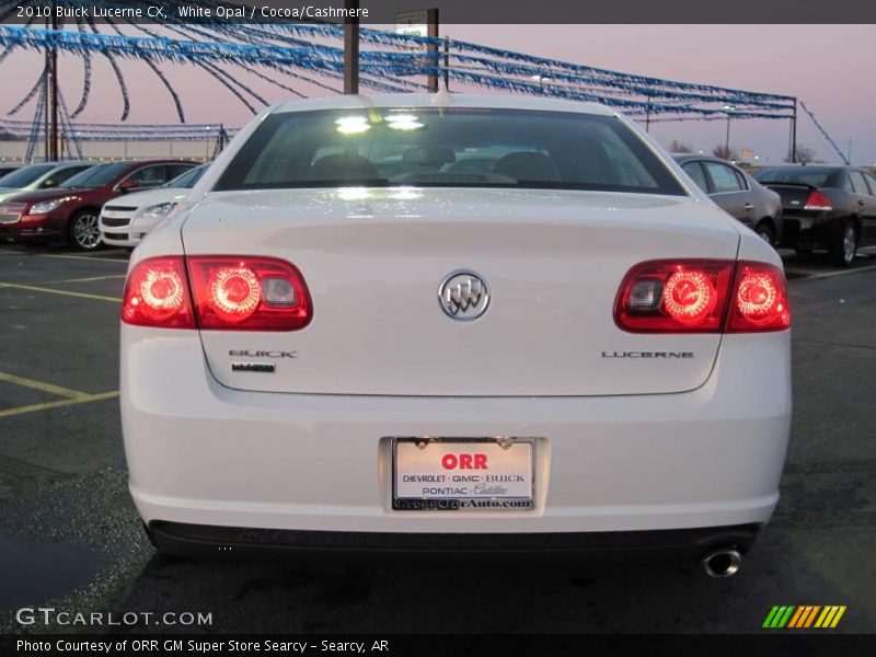 White Opal / Cocoa/Cashmere 2010 Buick Lucerne CX