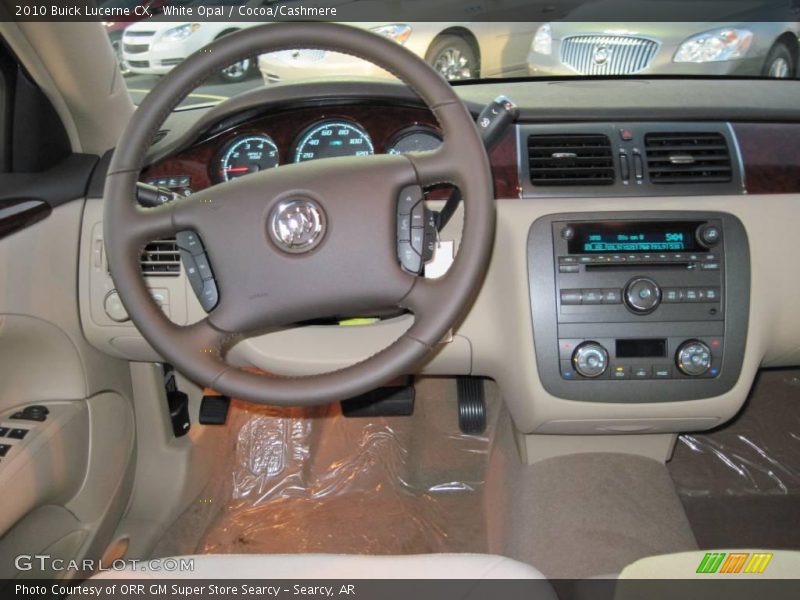 White Opal / Cocoa/Cashmere 2010 Buick Lucerne CX