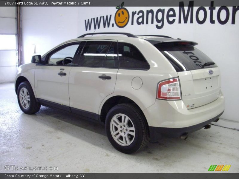 Pewter Metallic / Camel 2007 Ford Edge SE AWD