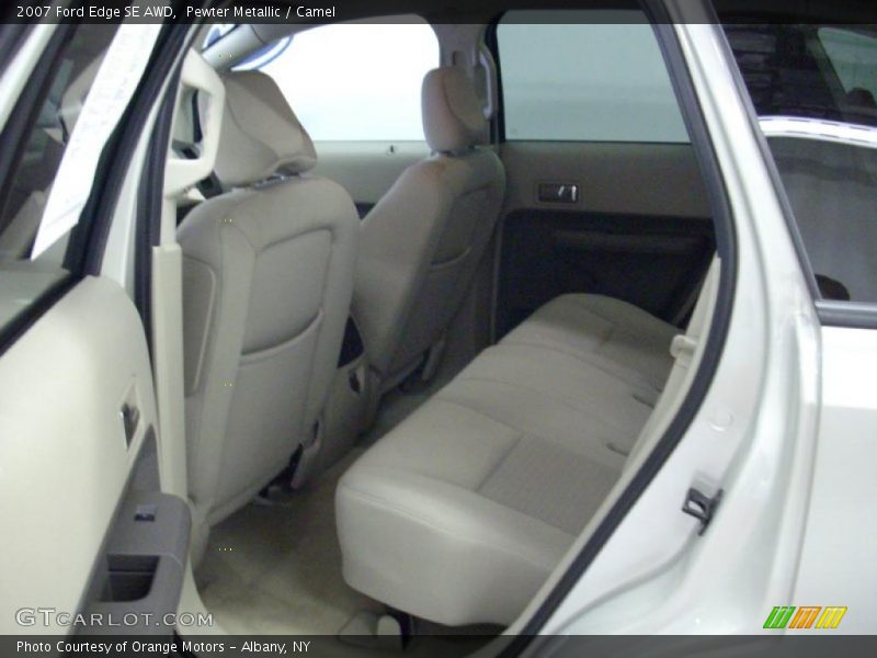 Pewter Metallic / Camel 2007 Ford Edge SE AWD