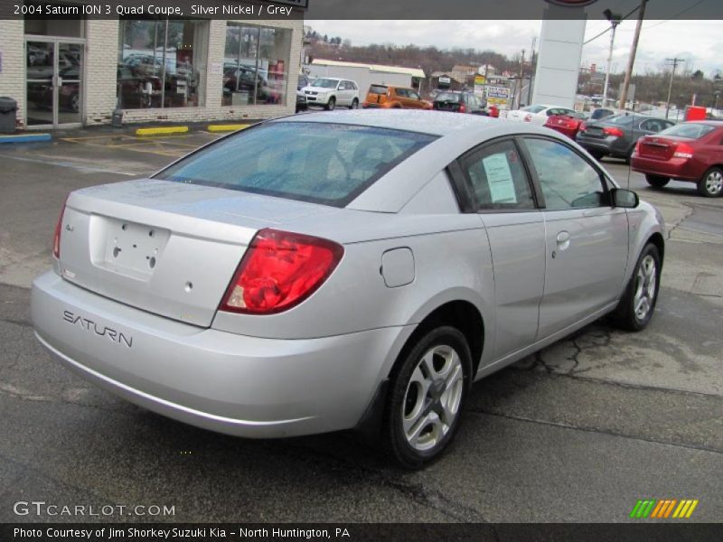 Silver Nickel / Grey 2004 Saturn ION 3 Quad Coupe