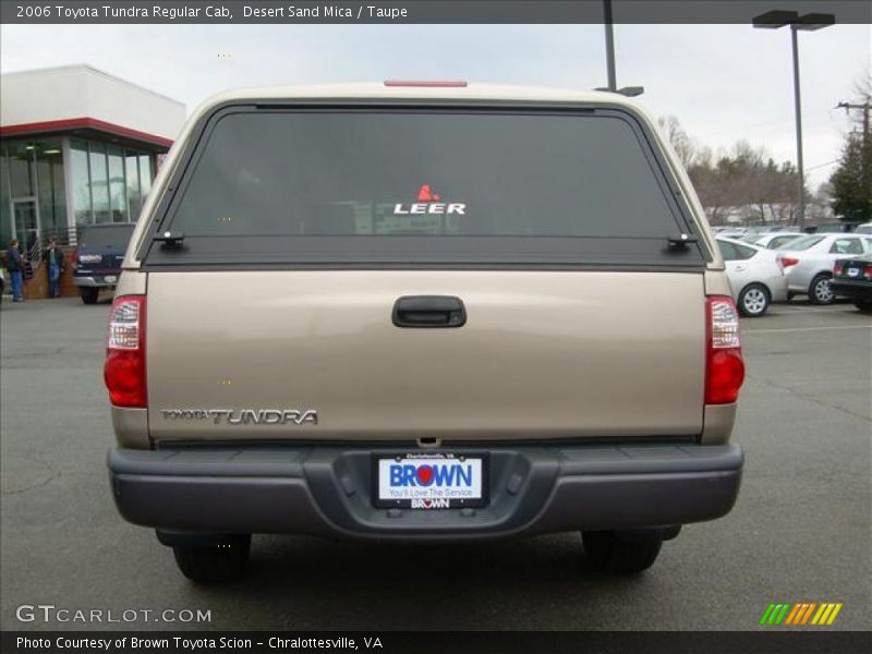 Desert Sand Mica / Taupe 2006 Toyota Tundra Regular Cab