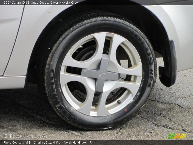 Silver Nickel / Grey 2004 Saturn ION 3 Quad Coupe
