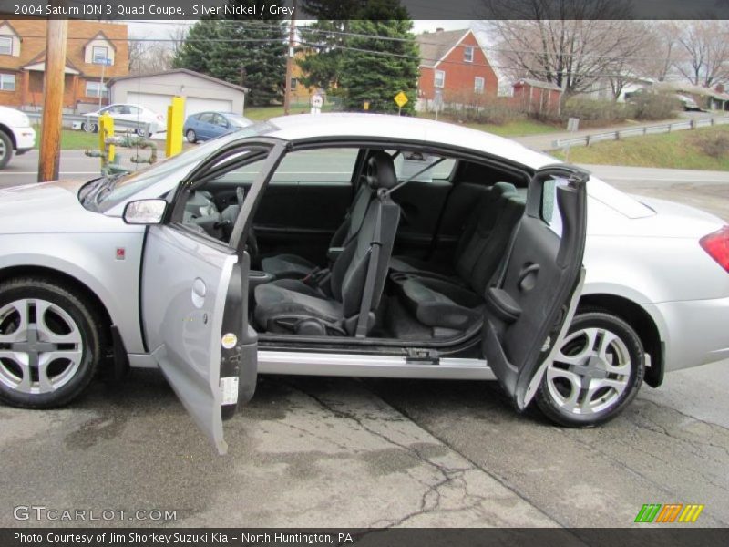 Silver Nickel / Grey 2004 Saturn ION 3 Quad Coupe