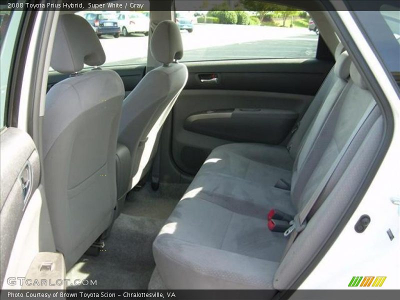 Super White / Gray 2008 Toyota Prius Hybrid