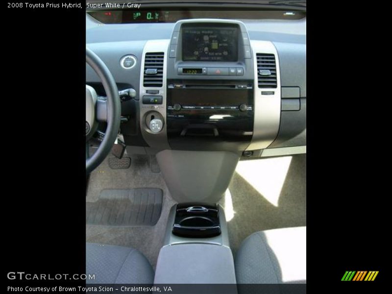 Super White / Gray 2008 Toyota Prius Hybrid
