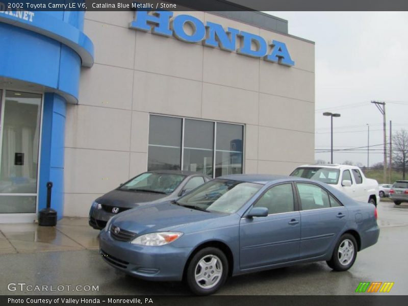 Catalina Blue Metallic / Stone 2002 Toyota Camry LE V6