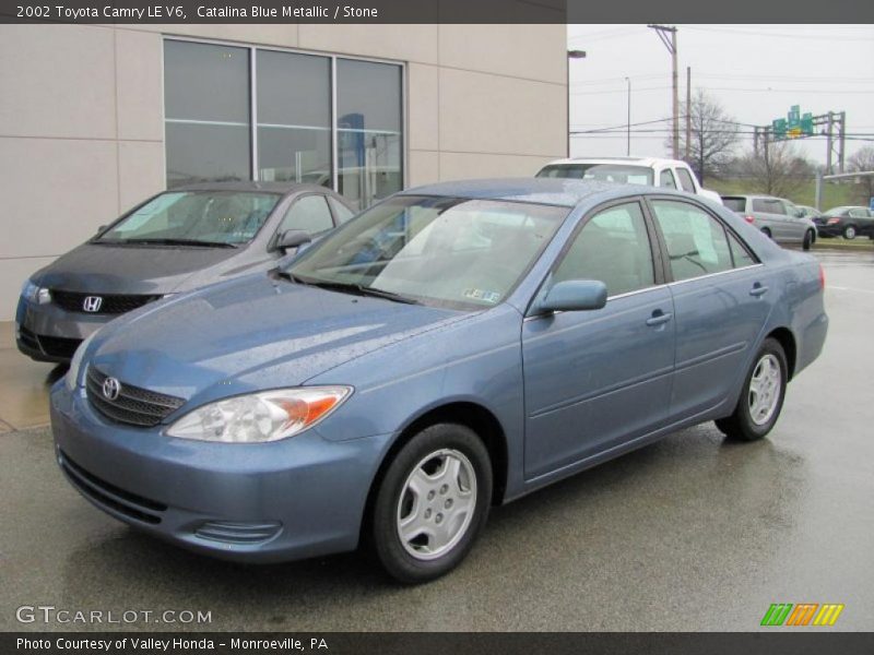 Catalina Blue Metallic / Stone 2002 Toyota Camry LE V6