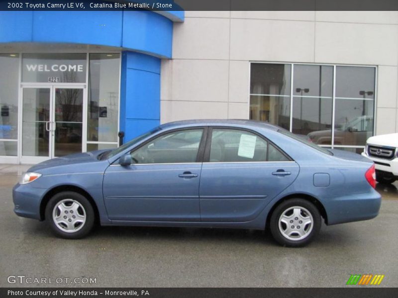 Catalina Blue Metallic / Stone 2002 Toyota Camry LE V6