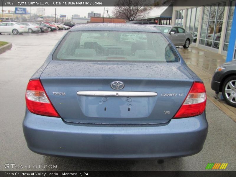 Catalina Blue Metallic / Stone 2002 Toyota Camry LE V6