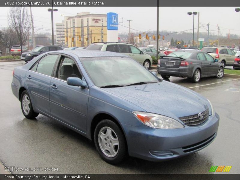 Catalina Blue Metallic / Stone 2002 Toyota Camry LE V6