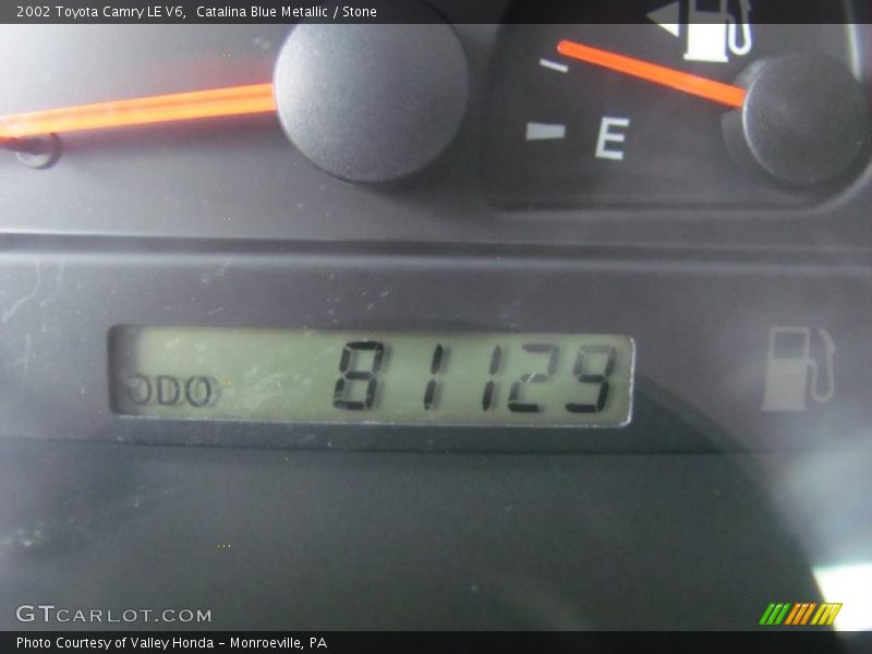 Catalina Blue Metallic / Stone 2002 Toyota Camry LE V6