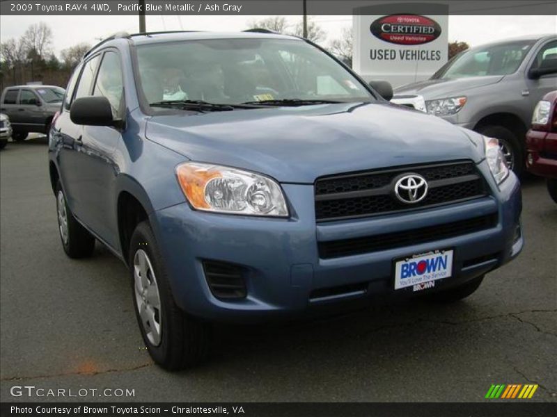 Pacific Blue Metallic / Ash Gray 2009 Toyota RAV4 4WD