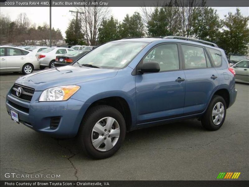 Pacific Blue Metallic / Ash Gray 2009 Toyota RAV4 4WD