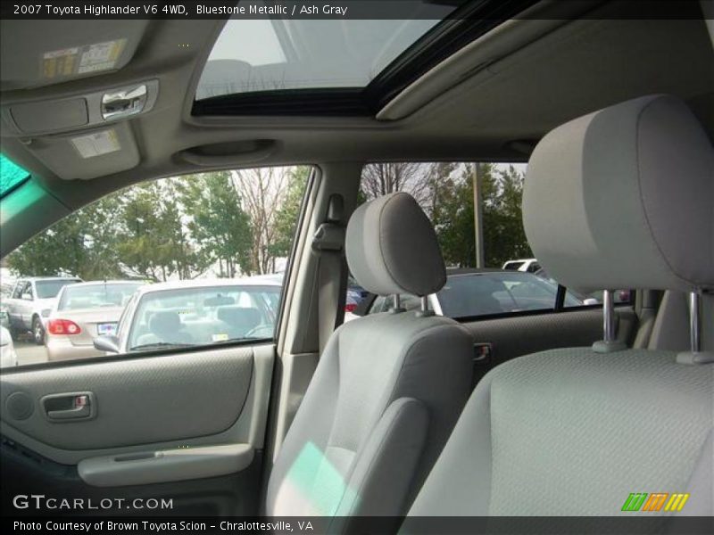 Bluestone Metallic / Ash Gray 2007 Toyota Highlander V6 4WD