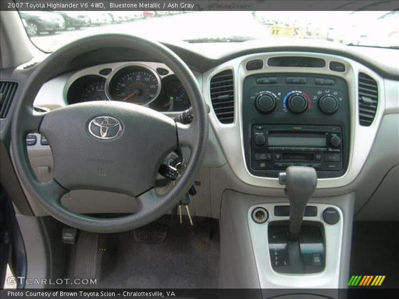 Bluestone Metallic / Ash Gray 2007 Toyota Highlander V6 4WD