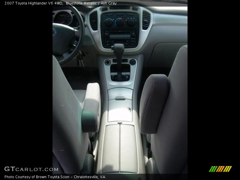 Bluestone Metallic / Ash Gray 2007 Toyota Highlander V6 4WD