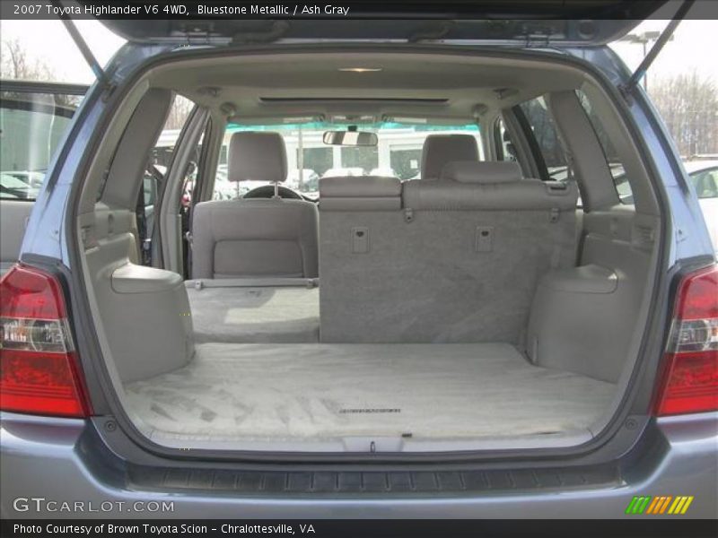 Bluestone Metallic / Ash Gray 2007 Toyota Highlander V6 4WD