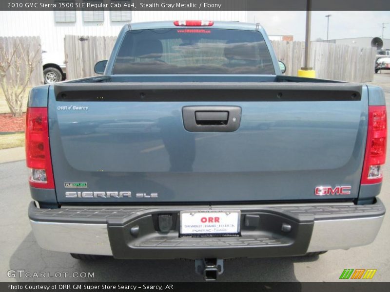 Stealth Gray Metallic / Ebony 2010 GMC Sierra 1500 SLE Regular Cab 4x4