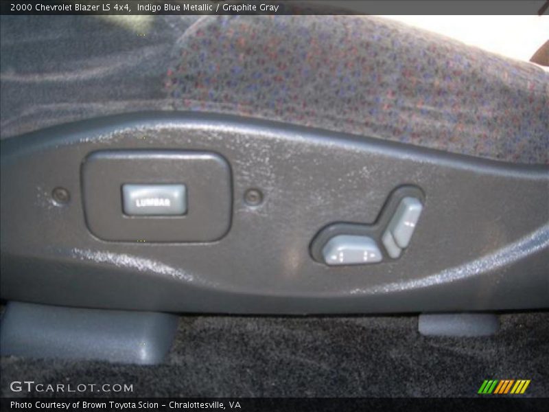 Indigo Blue Metallic / Graphite Gray 2000 Chevrolet Blazer LS 4x4