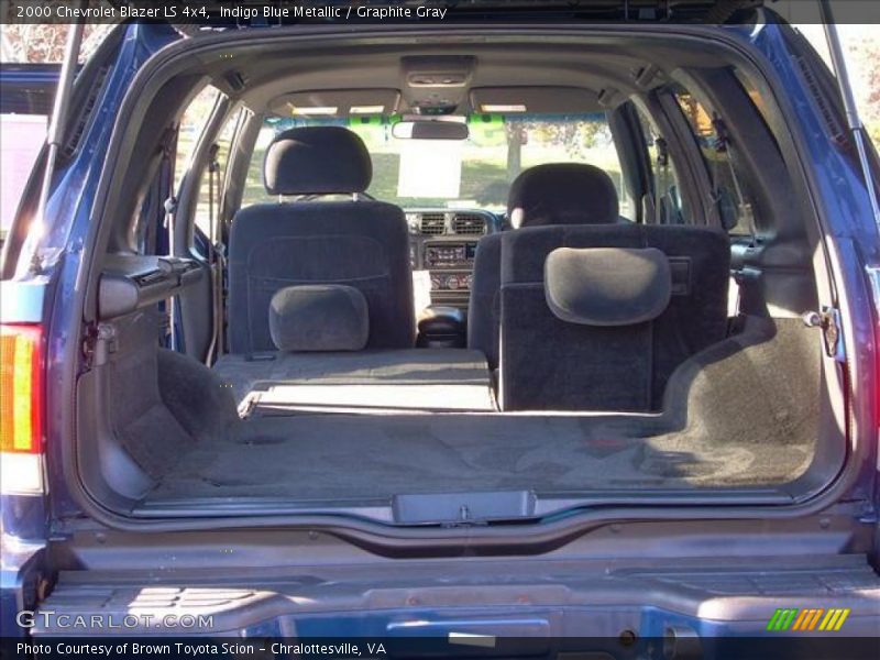 Indigo Blue Metallic / Graphite Gray 2000 Chevrolet Blazer LS 4x4