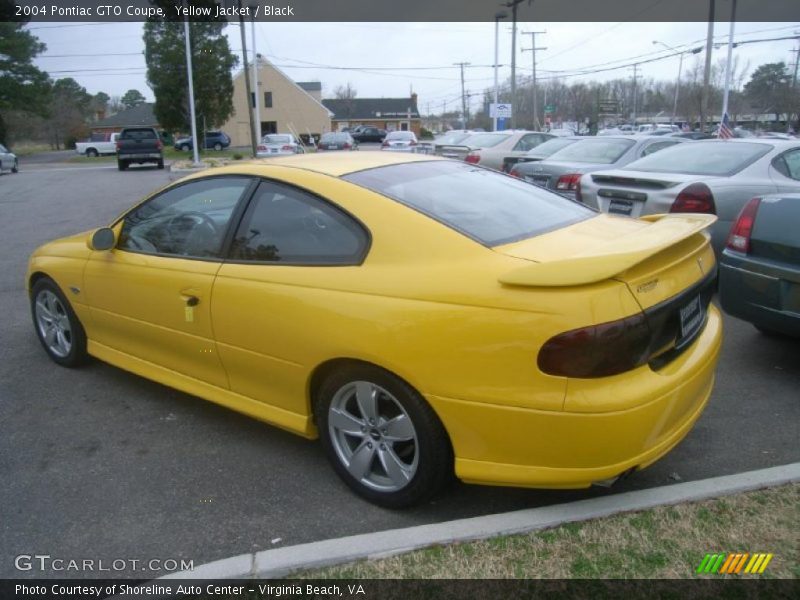 Yellow Jacket / Black 2004 Pontiac GTO Coupe
