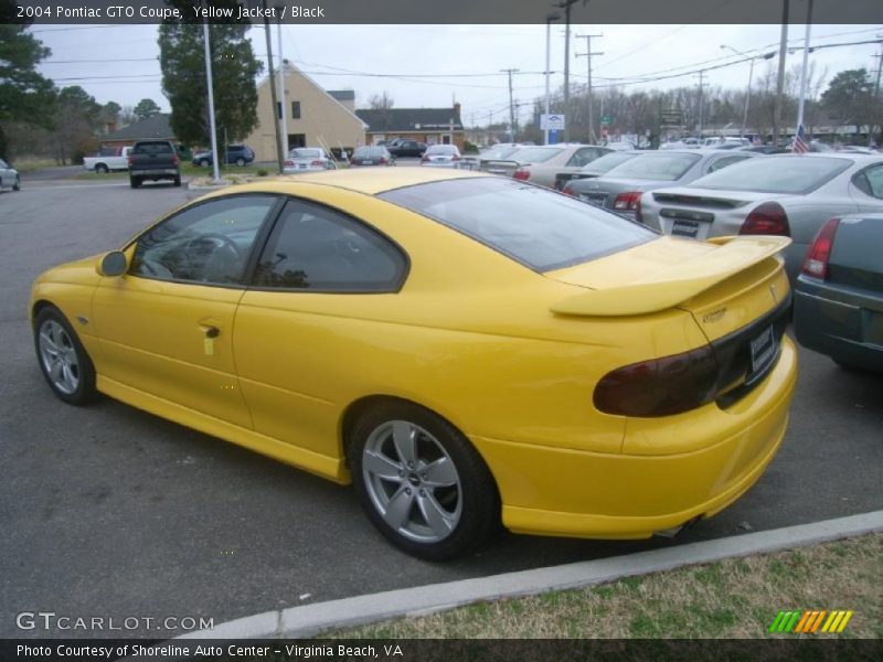 Yellow Jacket / Black 2004 Pontiac GTO Coupe