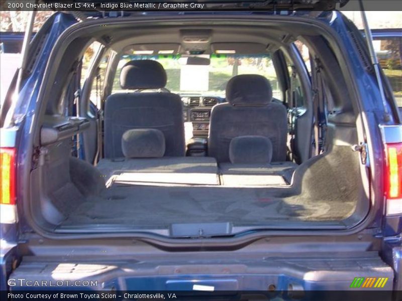 Indigo Blue Metallic / Graphite Gray 2000 Chevrolet Blazer LS 4x4
