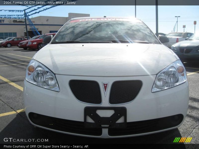 Ivory White / Ebony 2006 Pontiac G6 GTP Sedan