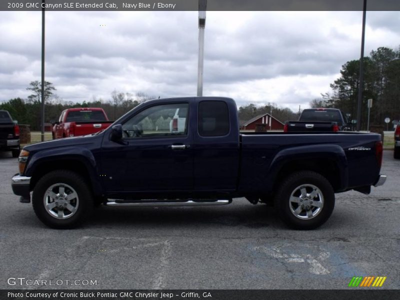 Navy Blue / Ebony 2009 GMC Canyon SLE Extended Cab