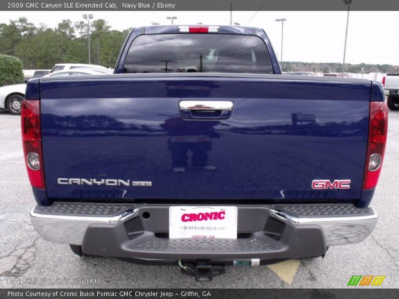Navy Blue / Ebony 2009 GMC Canyon SLE Extended Cab
