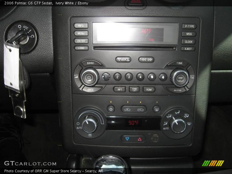 Ivory White / Ebony 2006 Pontiac G6 GTP Sedan