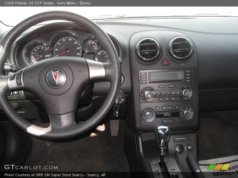Ivory White / Ebony 2006 Pontiac G6 GTP Sedan