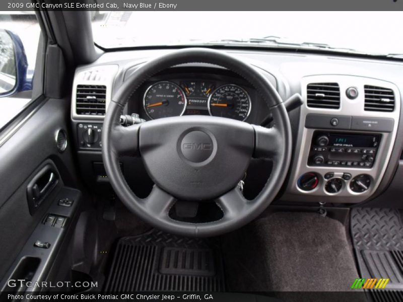 Navy Blue / Ebony 2009 GMC Canyon SLE Extended Cab