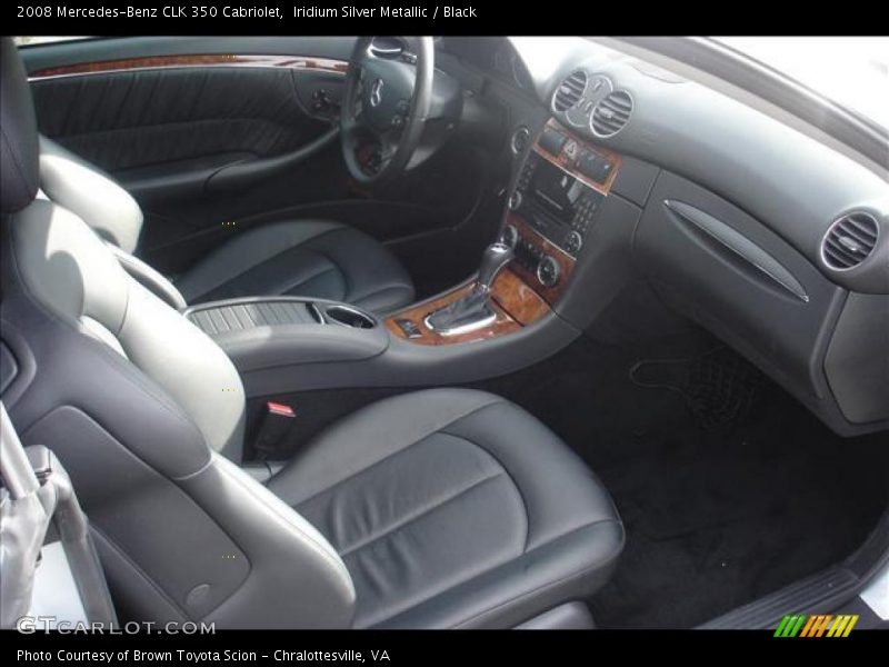 Iridium Silver Metallic / Black 2008 Mercedes-Benz CLK 350 Cabriolet