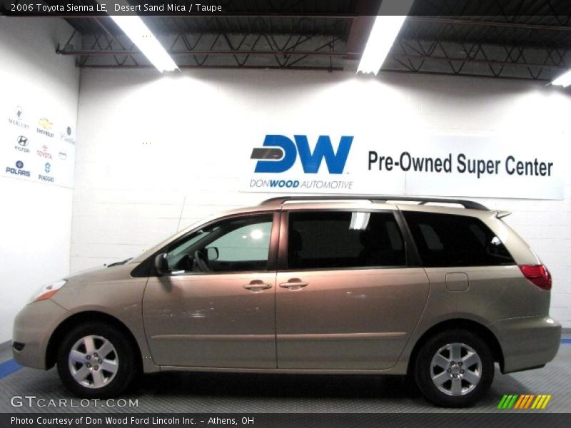 Desert Sand Mica / Taupe 2006 Toyota Sienna LE