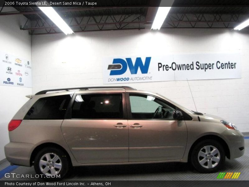 Desert Sand Mica / Taupe 2006 Toyota Sienna LE