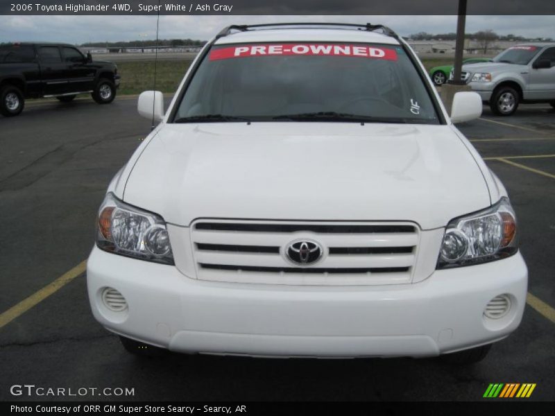 Super White / Ash Gray 2006 Toyota Highlander 4WD