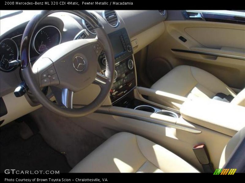 Pewter Metallic / Macadamia 2008 Mercedes-Benz ML 320 CDI 4Matic