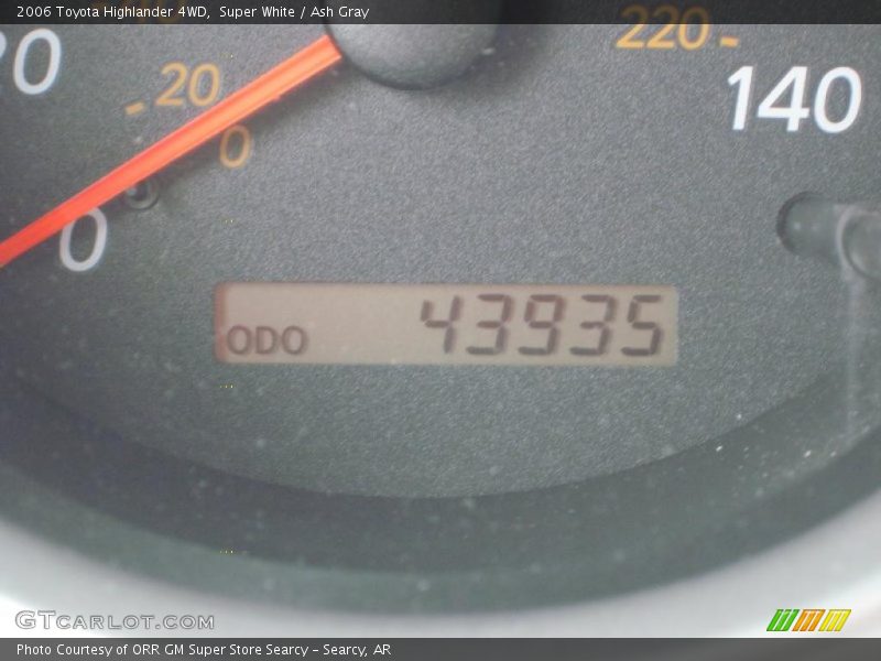 Super White / Ash Gray 2006 Toyota Highlander 4WD