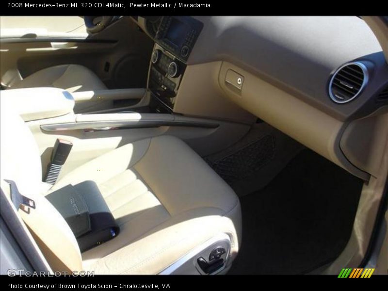 Pewter Metallic / Macadamia 2008 Mercedes-Benz ML 320 CDI 4Matic