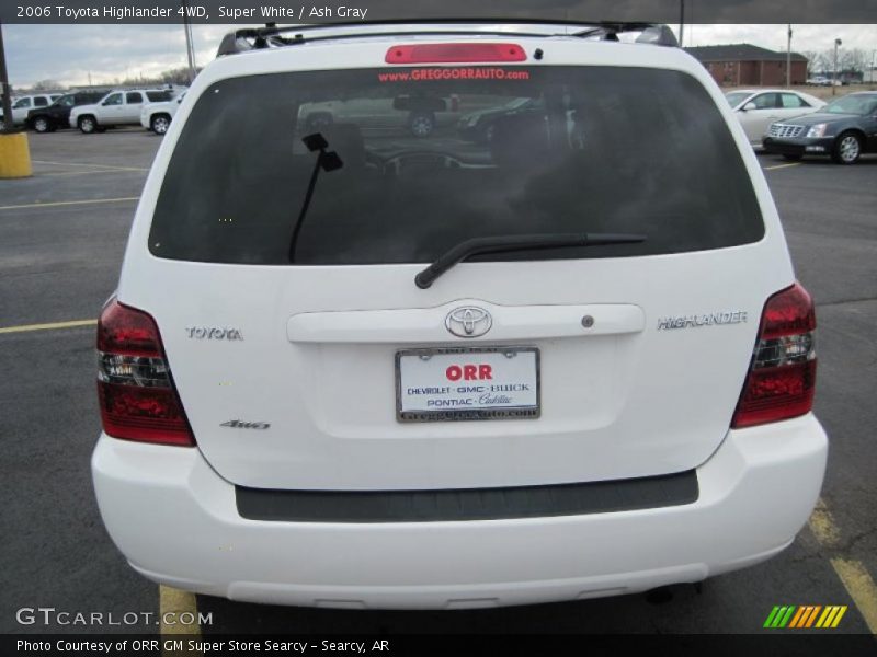 Super White / Ash Gray 2006 Toyota Highlander 4WD