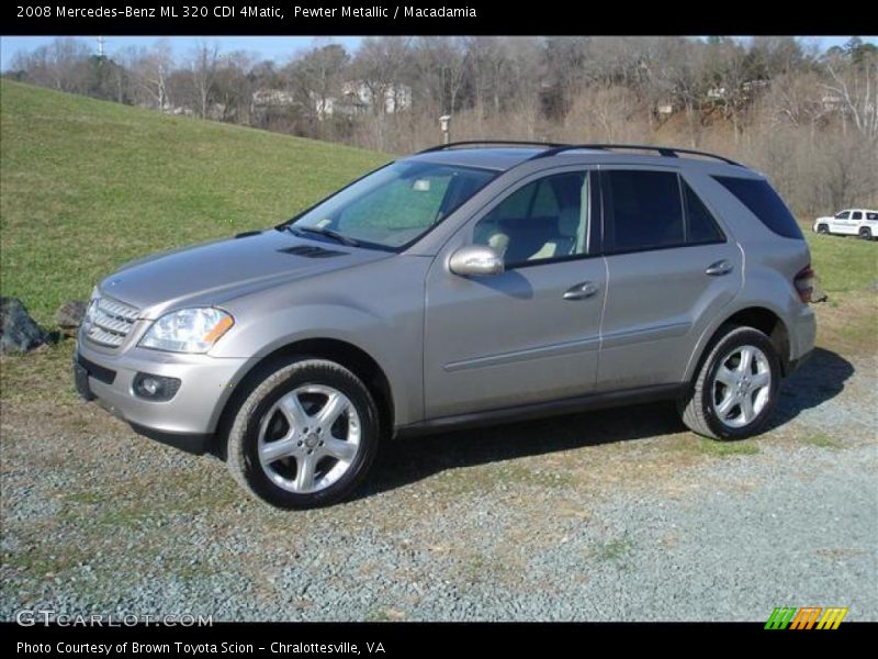 Pewter Metallic / Macadamia 2008 Mercedes-Benz ML 320 CDI 4Matic