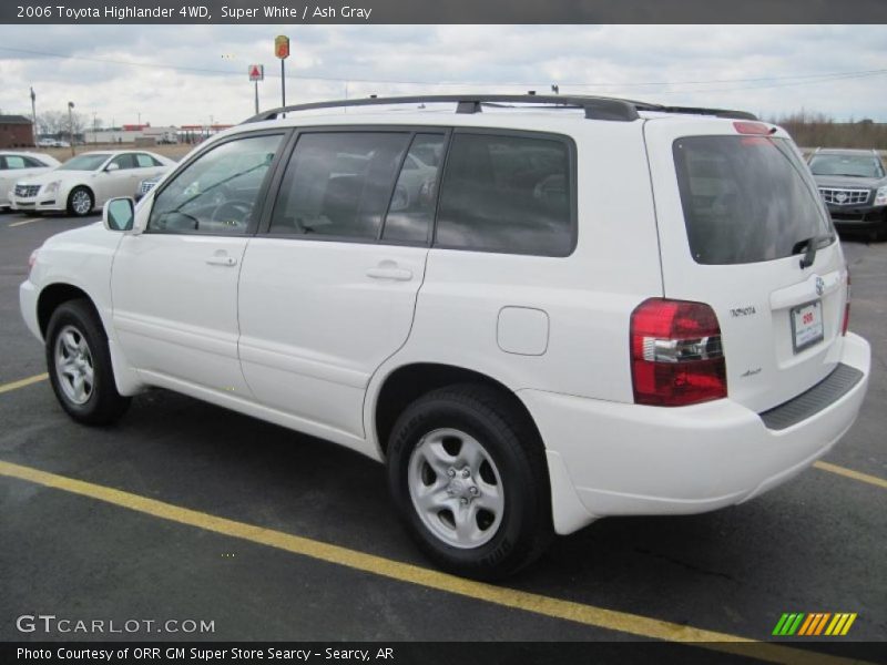 Super White / Ash Gray 2006 Toyota Highlander 4WD