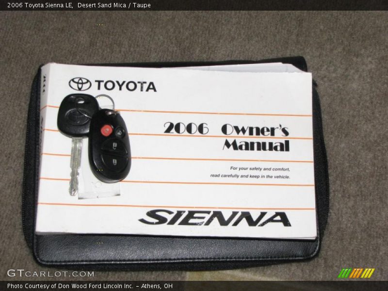 Desert Sand Mica / Taupe 2006 Toyota Sienna LE