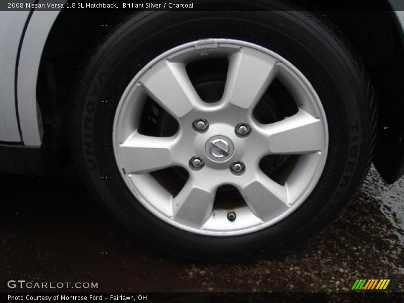Brilliant Silver / Charcoal 2008 Nissan Versa 1.8 SL Hatchback