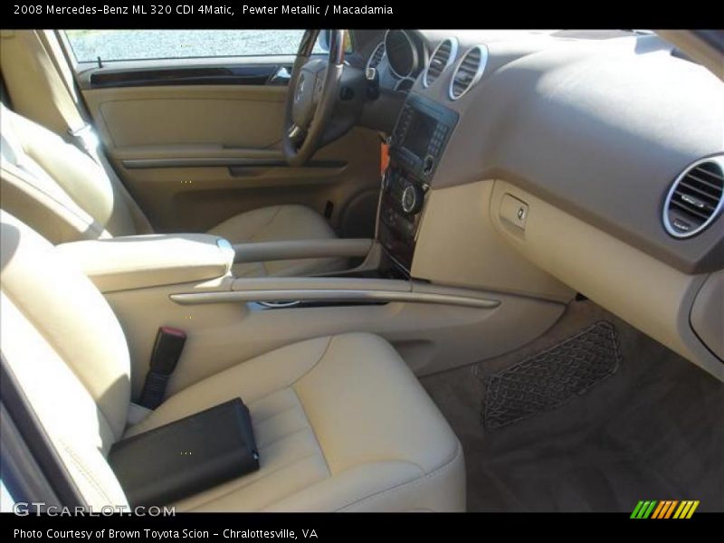 Pewter Metallic / Macadamia 2008 Mercedes-Benz ML 320 CDI 4Matic
