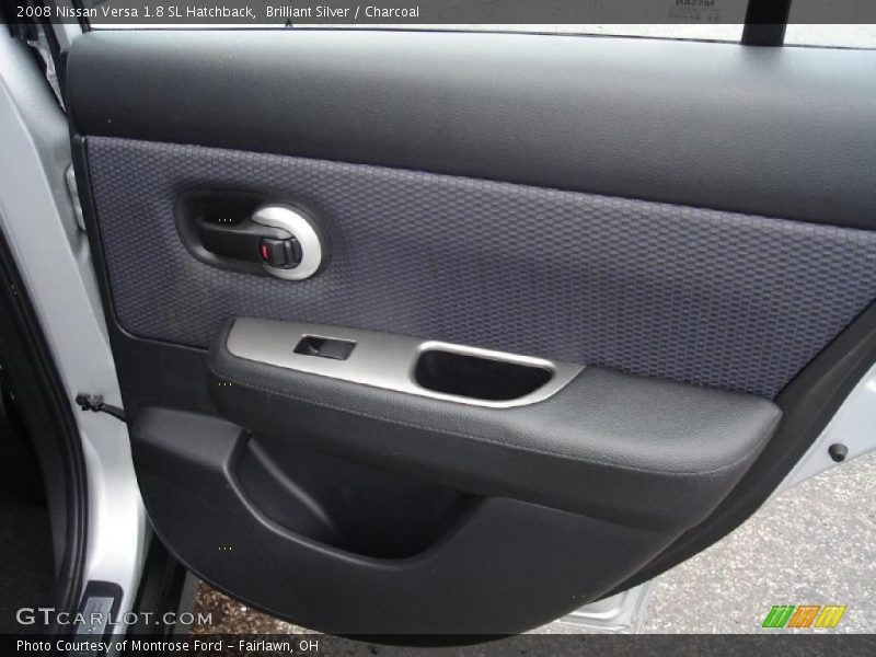 Brilliant Silver / Charcoal 2008 Nissan Versa 1.8 SL Hatchback