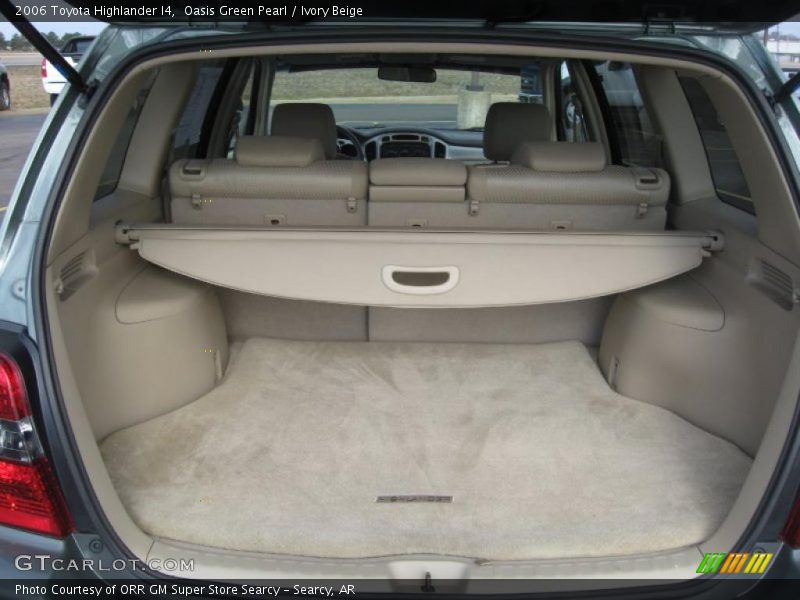 Oasis Green Pearl / Ivory Beige 2006 Toyota Highlander I4